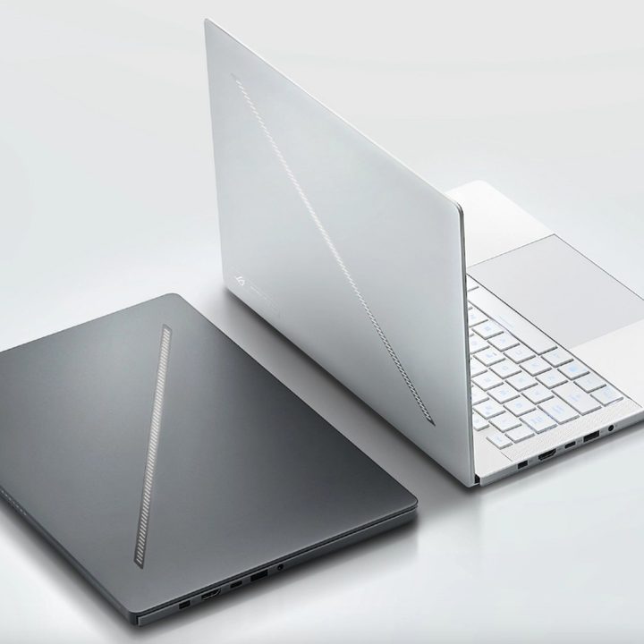 A rendering of the two color options for the Asus Zephyrus G14.