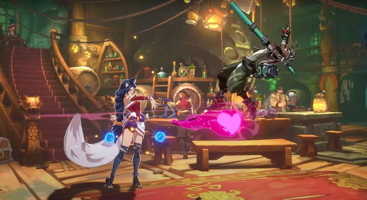 Characters fighting in 2XKO.
