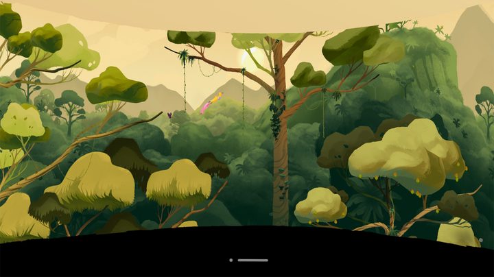 Apple Vision Pro gameplay of Gibbon: Beyond the Trees.