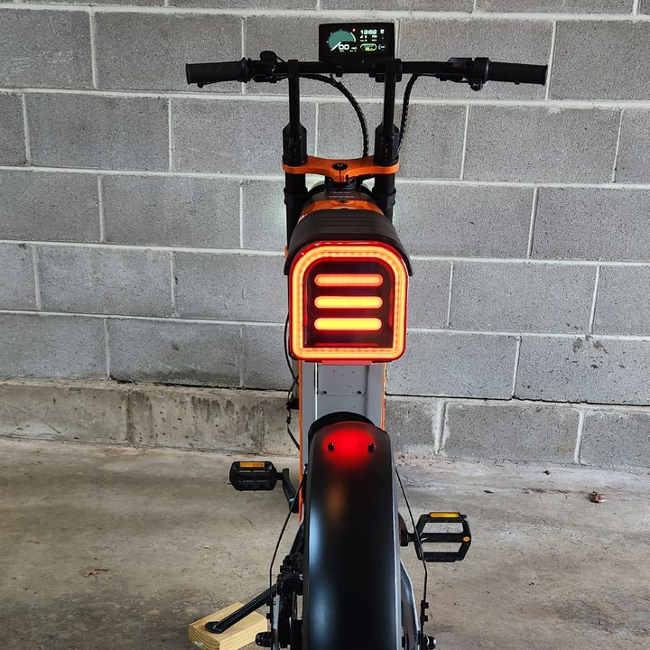 Async A1 Pro distinctive tail light.