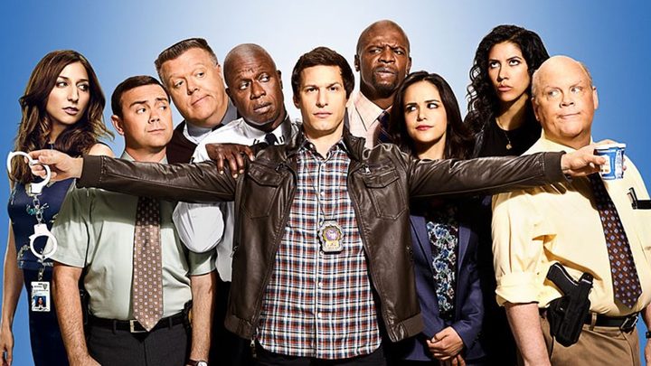 The cast of Brooklyn Nine-Nine.