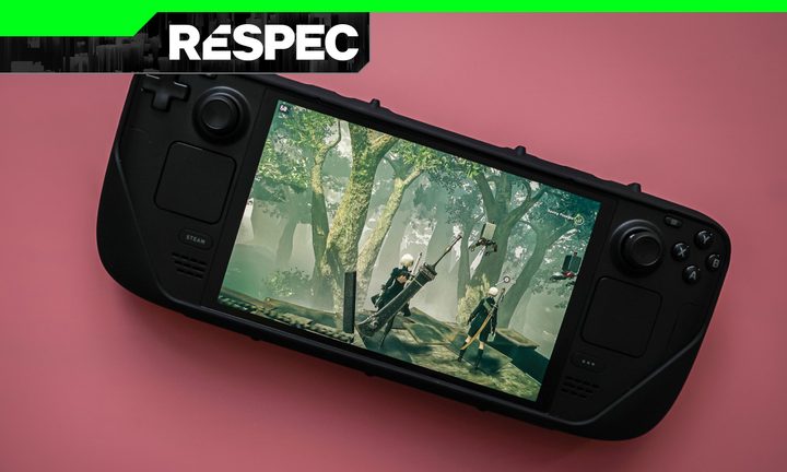 Nier: Automata running on the Steam Deck.