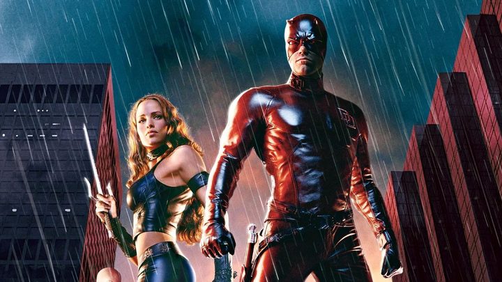 Jennifer Garner and Ben Affleck in Daredevil.