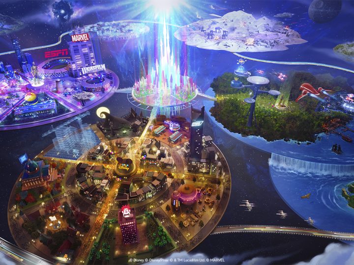 Concept art for Disney's Fortnite experience.