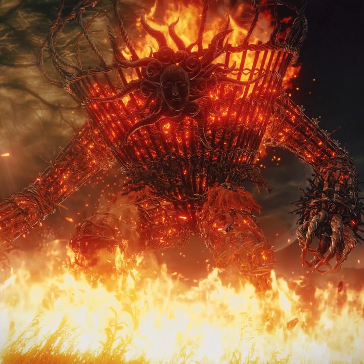 A furnace golem looms in Elden Ring: Shadow of the Erdtree.