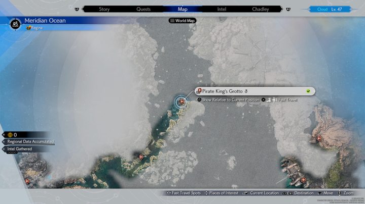 Pirate Treasure Relic Location