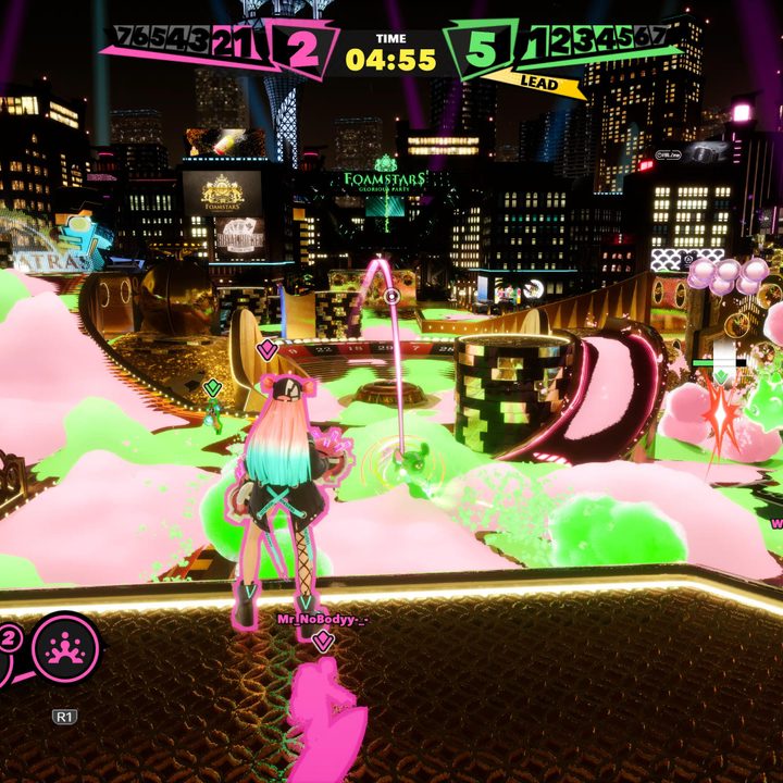 Foamstars match with colorblind mode on.