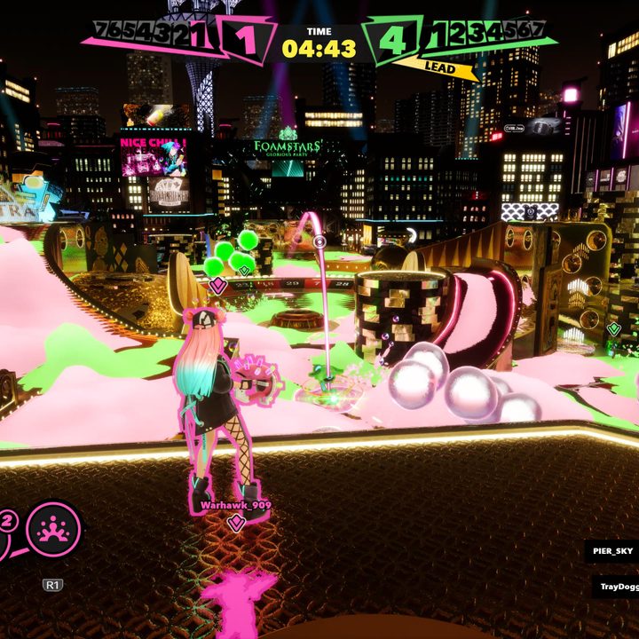 Foamstars with the colorblind mode off.