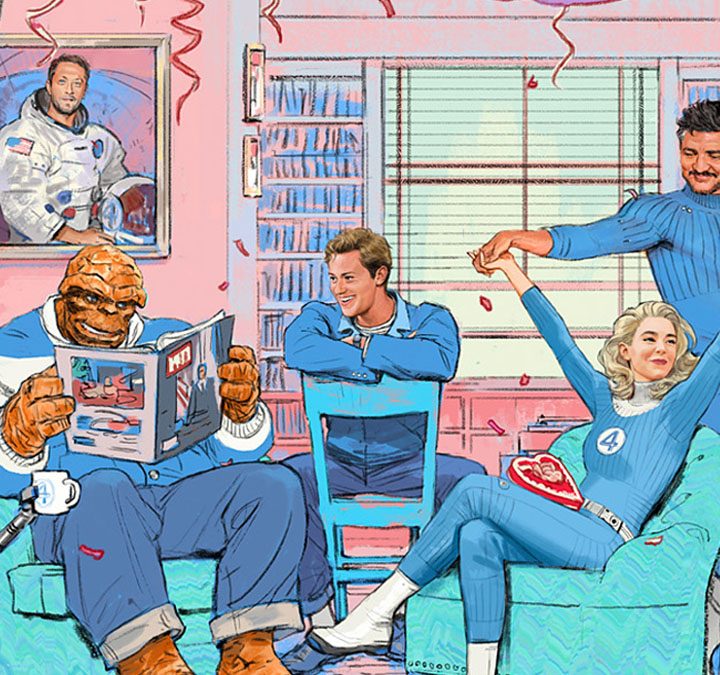 The cast of "The Fantastic Four: First Steps."