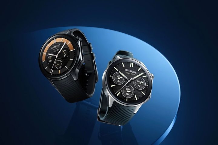Black and green variants of the OnePlus Watch 2.