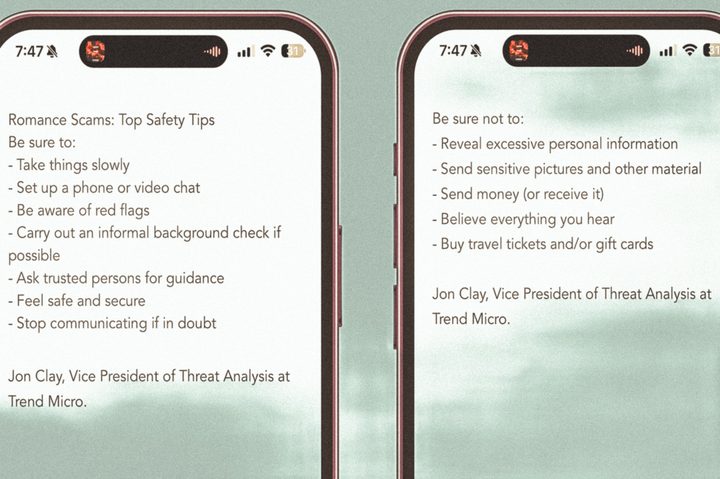 Online dating tips by Jon Clay at Trend Micro.