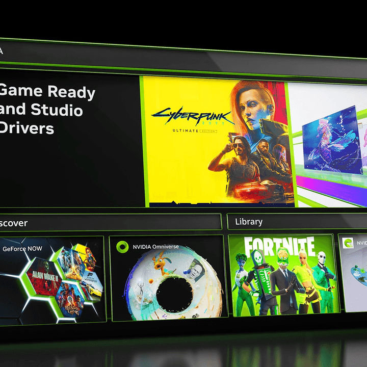 A screenshot of the Nvidia app.
