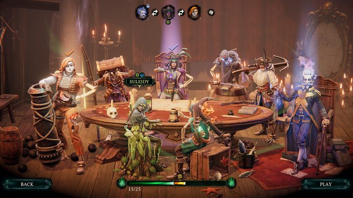 Shadow Gambit: The Cursed Crew's characters.