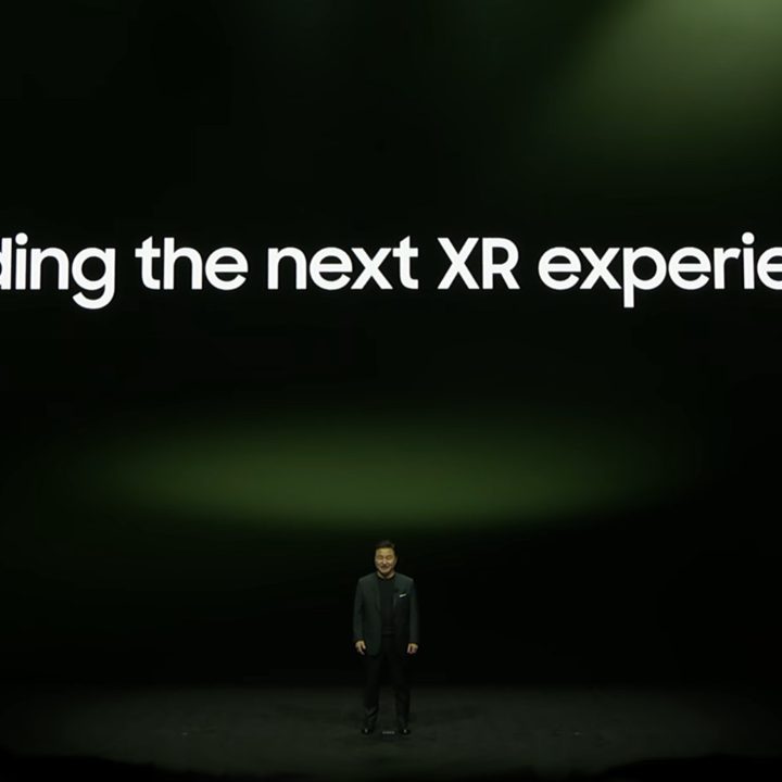 Samsung's TM Roh shares XR plans at the 2023 Galaxy Unpacked event.