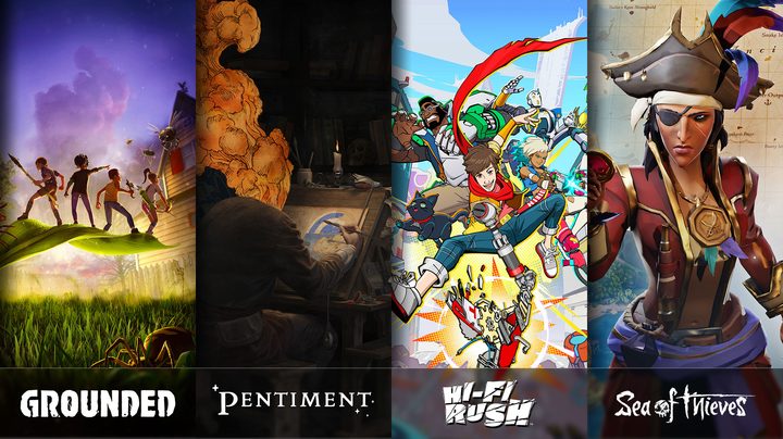 Key art of the multiplatform Xbox games.