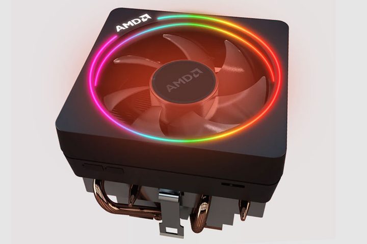 AMD Wraith Prism stock cooler for AM4/AM5.