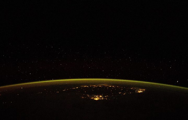 Earth as seen from the International Space Station.