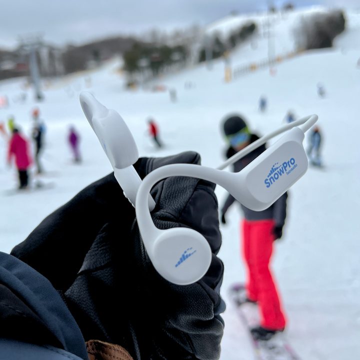 The H2O Audio SnowPro headphones.