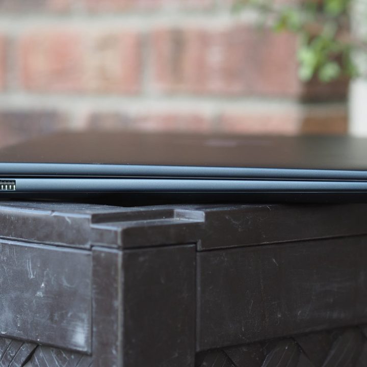 HP Spectre x360 16 2024 left side view showing ports.