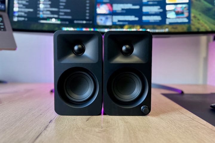 The Kanto Ora Reference Desktop Speakers.