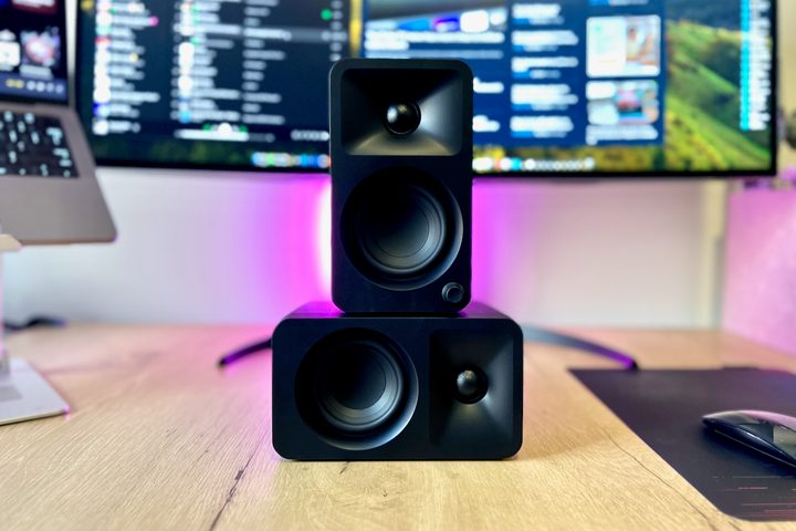 The Kanto Ora Reference Desktop Speakers.