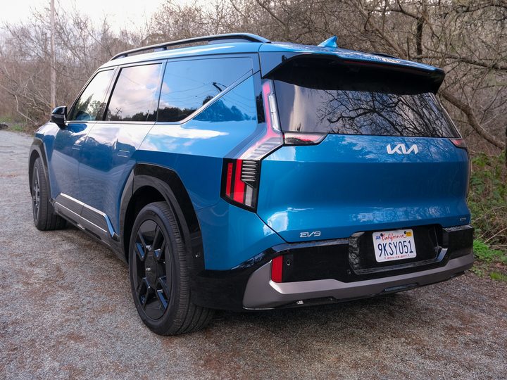 Kia EV9 GT-Line Rear Three Quarters
