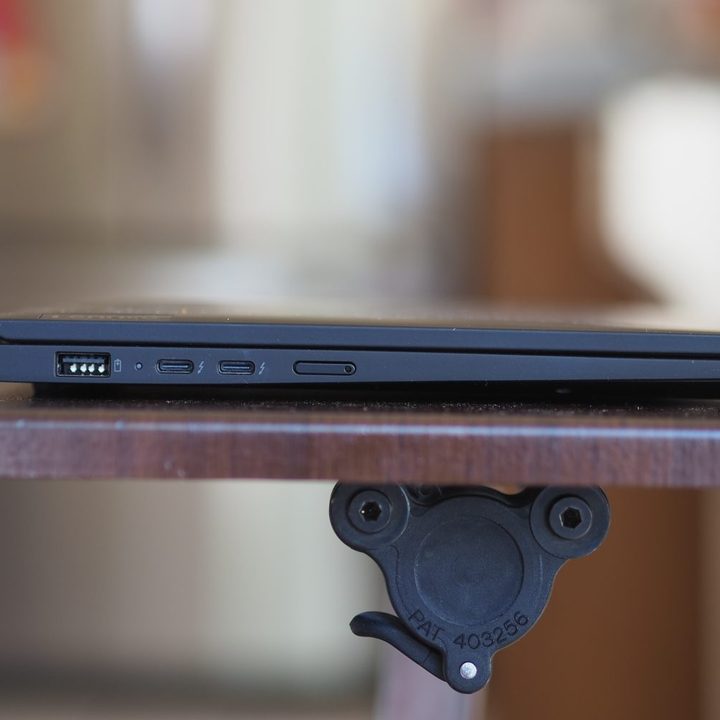 Lenovo ThinkPad X1 Carbon Gen 12 left side view showing ports.