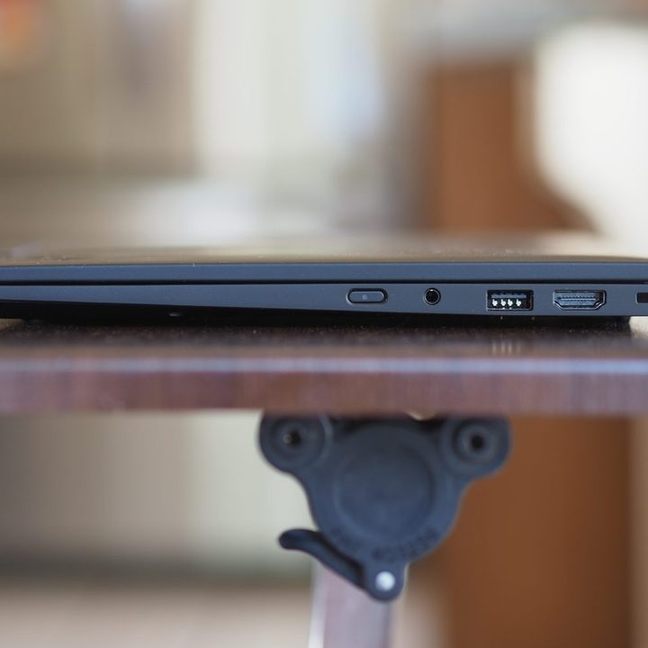 Lenovo ThinkPad X1 Carbon Gen 12 right side view showing ports.
