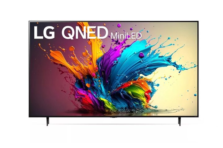 The 2024 LG QNED90T 4K mini-LED TV.