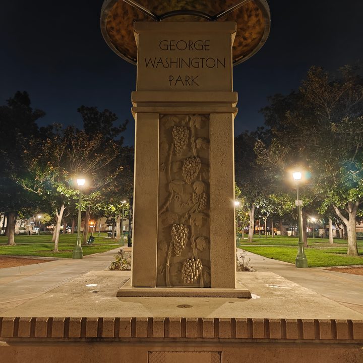 Park monument night mode taken on OnePlus 12 main camera.