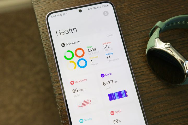 The OHealth app for the OnePlus Watch 2.