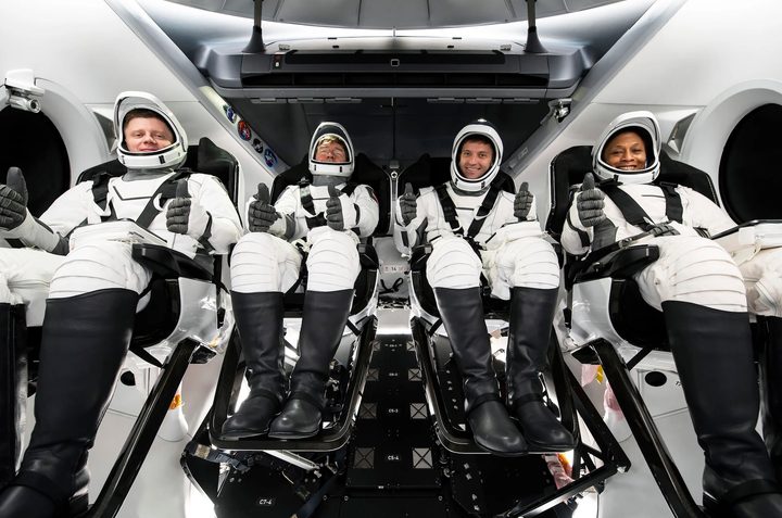SpaceX's Crew-8 ahead of launch.