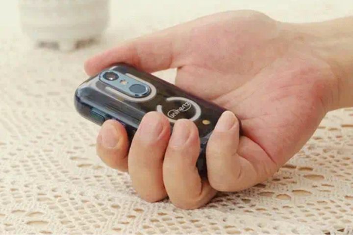 Unihertz Jelly Star tiny Android phone.