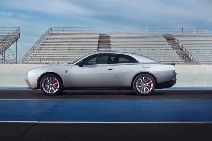 Profile view of the 2024 Dodge Charger Daytona.