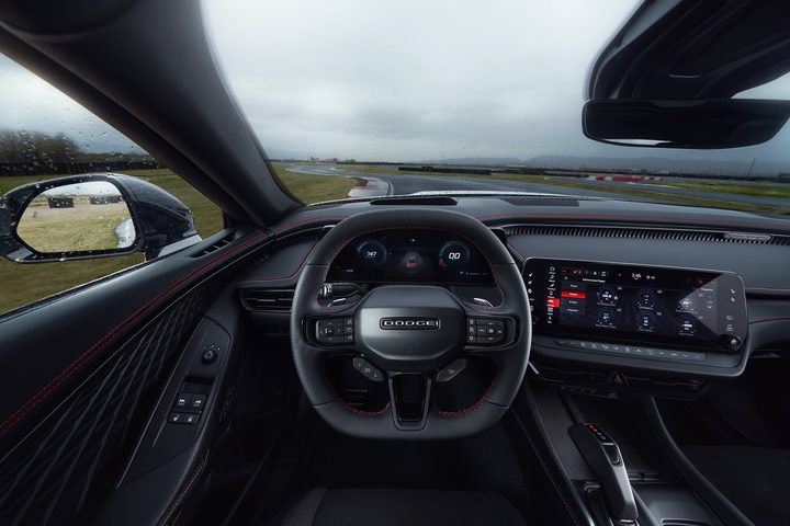 Interior of the 2024 Dodge Charger Daytona.