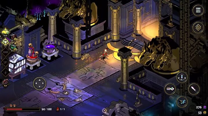 Zagreus walks around in the Netflix version of Hades.