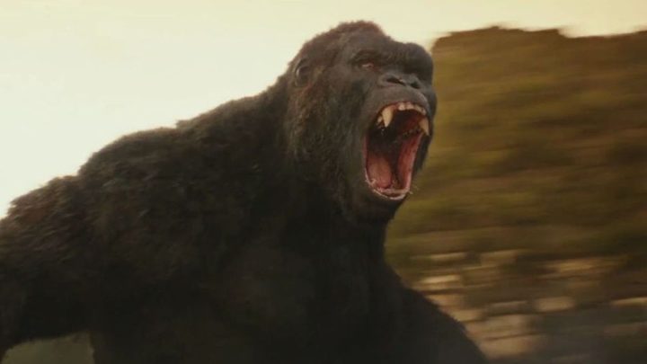 King Kong roars in Kong: Skull Island.