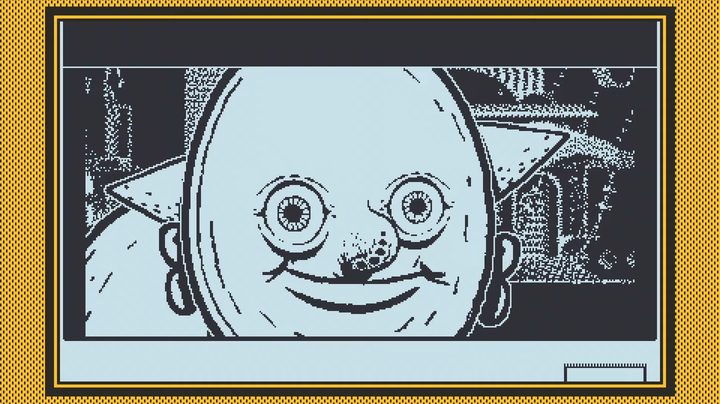 An alien comes up to the door's window in Mars After Midnight.