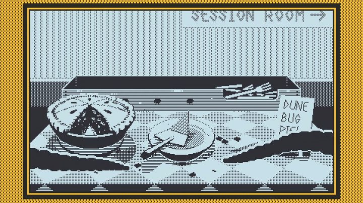 Cleaning the table in Mars After Midnight