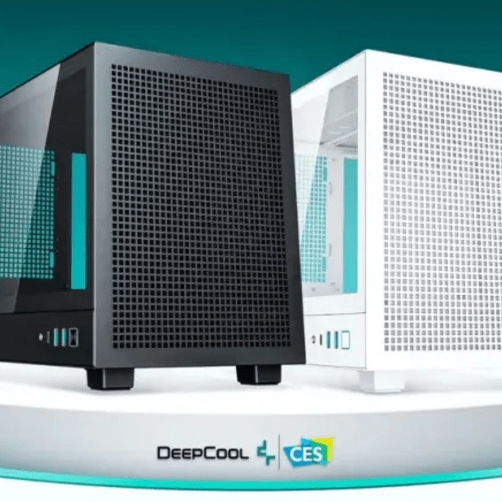 Two of Deeper Cool's new mini-ITX cases next to each other.