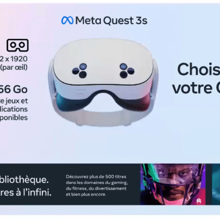 A leaked graphic showing the Meta Quest 3s.