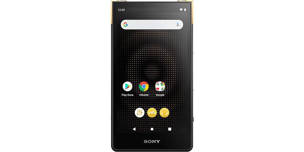 A Sony NW-ZX707 Walkman on a white background.