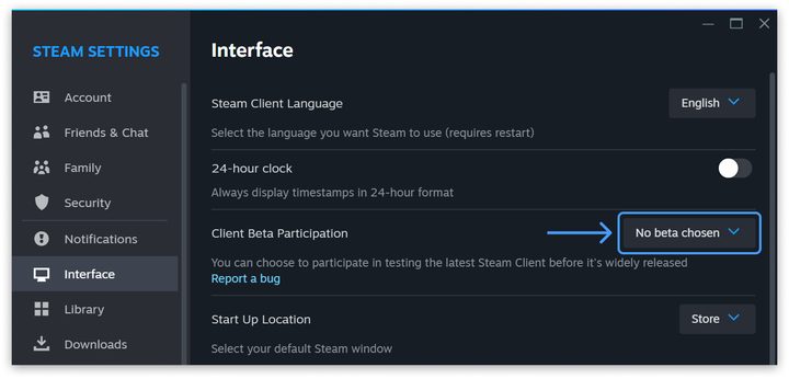 How to join the Steam beta.