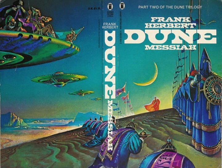 The cover art to Dune Messiah.