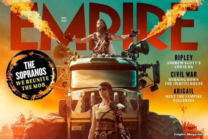 The cover of Empire magazine featuring Anya Taylor-Joy and Chris Hemsworth.