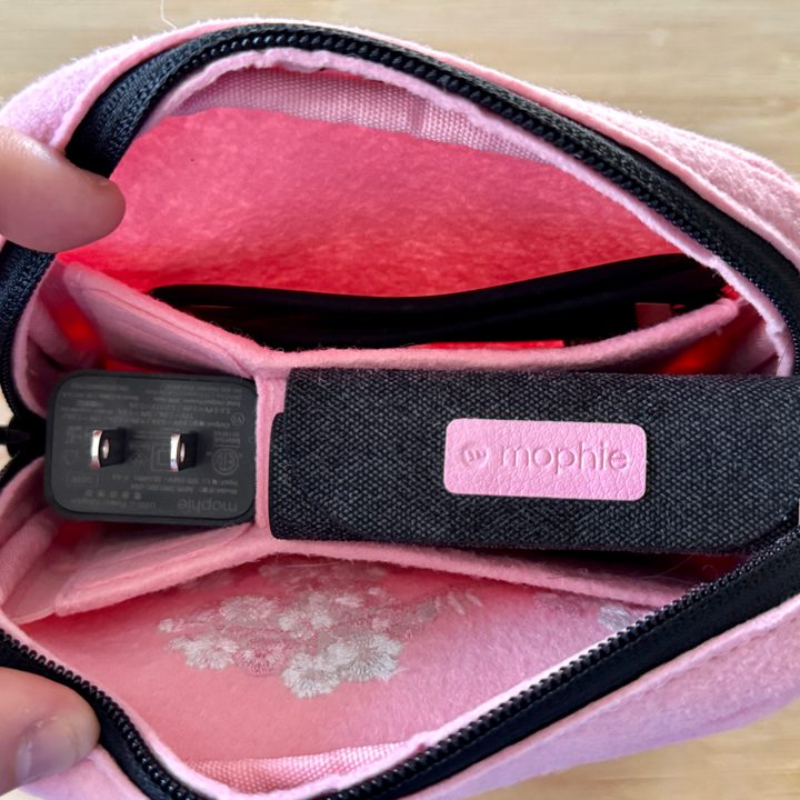 Mophie Cherry Blossom 3-in-1 Travel Charger with MagSafe.