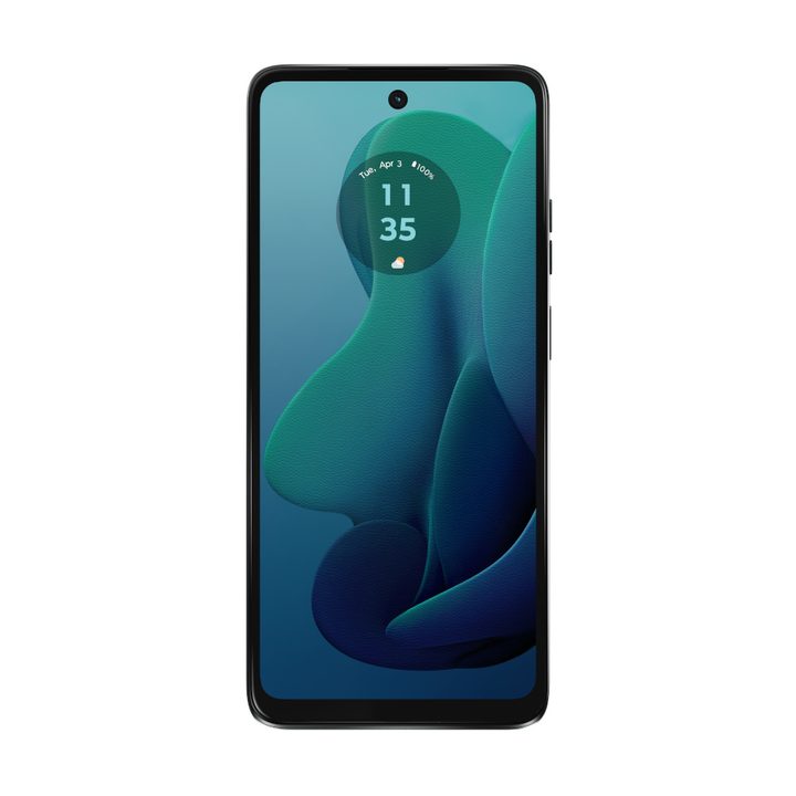 The front of the Moto G 5G 2024, on a blank background.