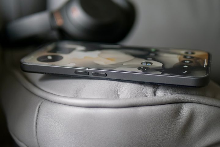 The side of the Nothing Phone 2a