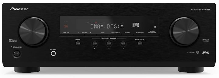Pioneer VSX-835 AV receiver.