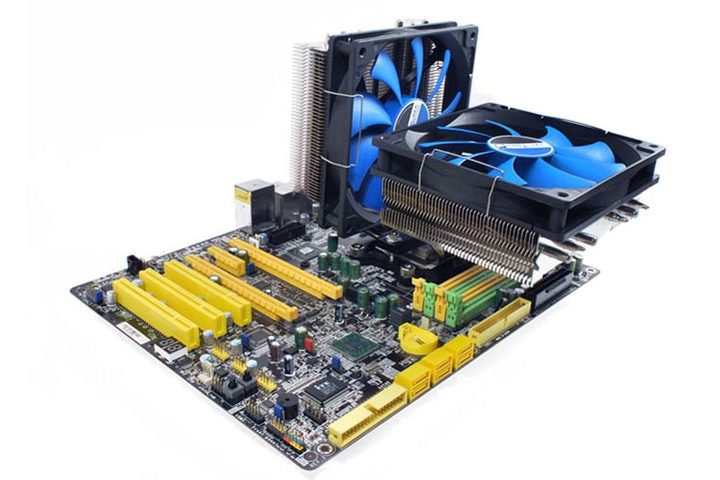 ProlimaTech Genesis in a DFI motherboard.